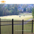 Decorative metal wrought iron tubular steel picket fence